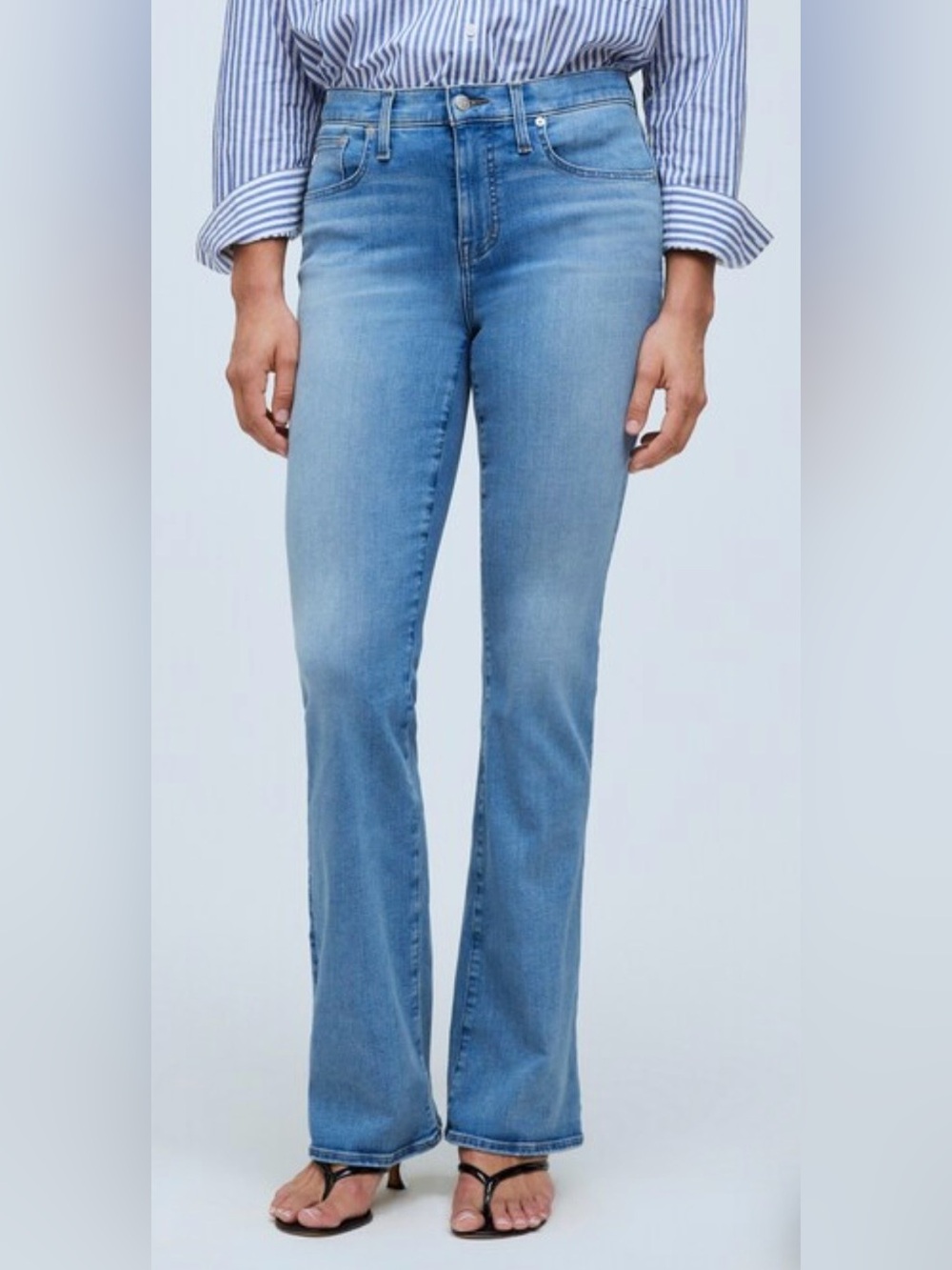 Madewell Light Wash High-Rise Flare 👖 jeans